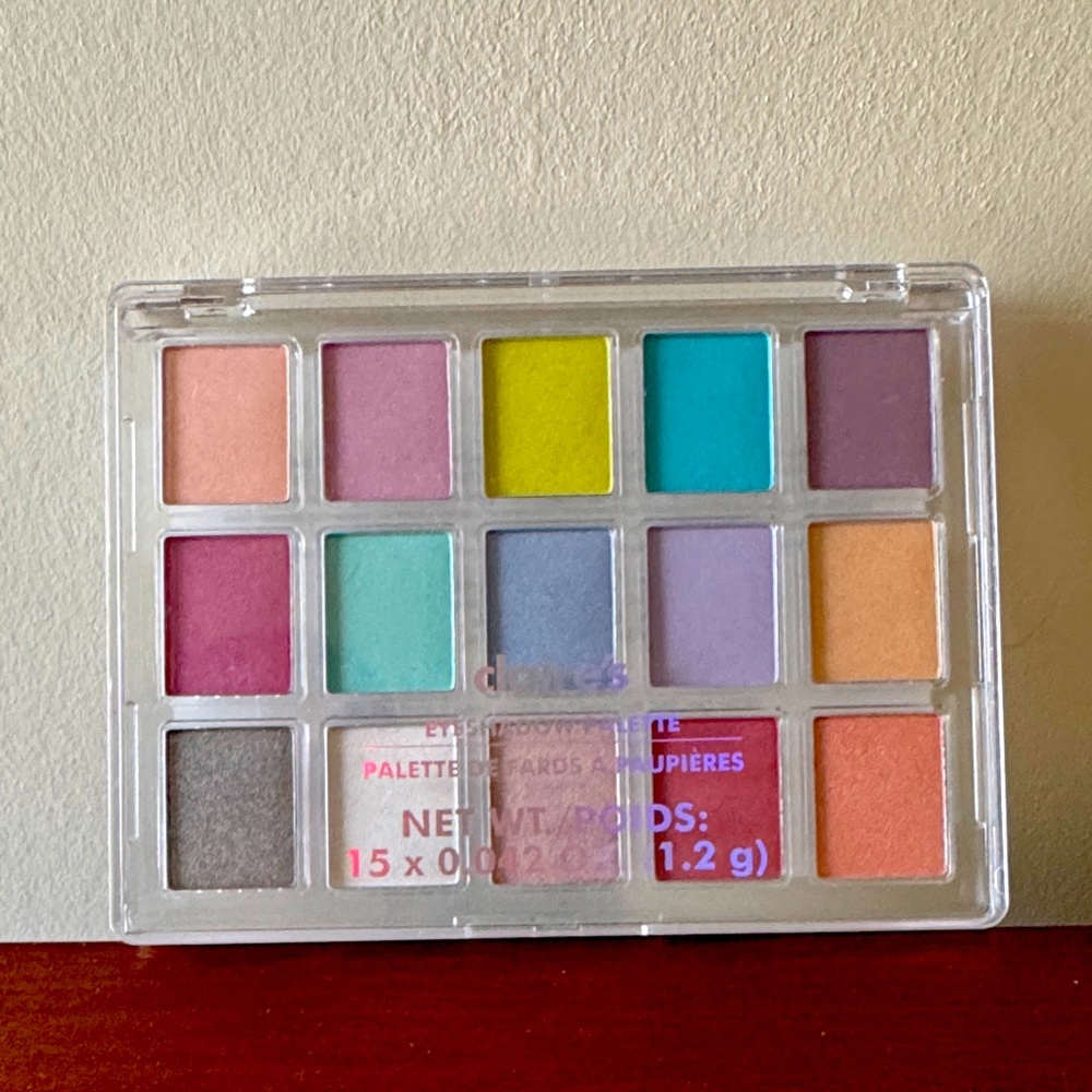 Claire’s 15 Color Eyeshadow Palette